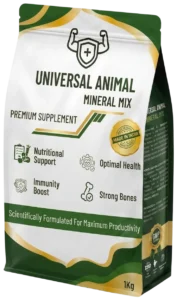 Universal Animal Mineral Mix premium mineral supplement pack