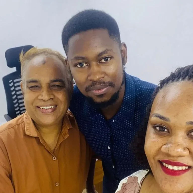 Part of the Dar es Salaam team